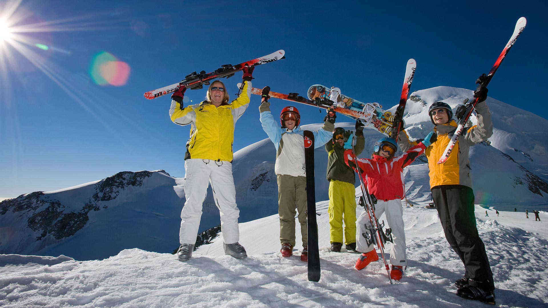 skifahren saas-fee